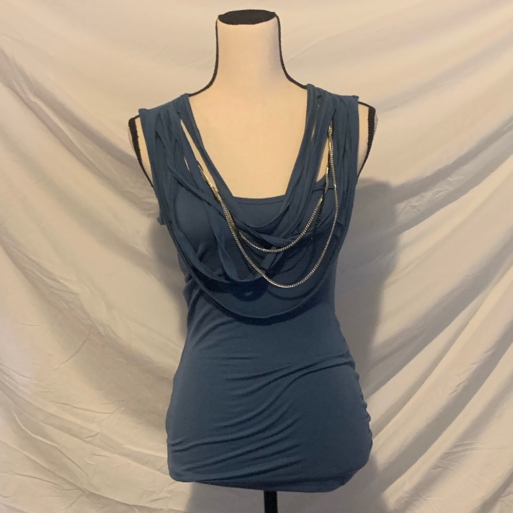 Unique embellished tank top